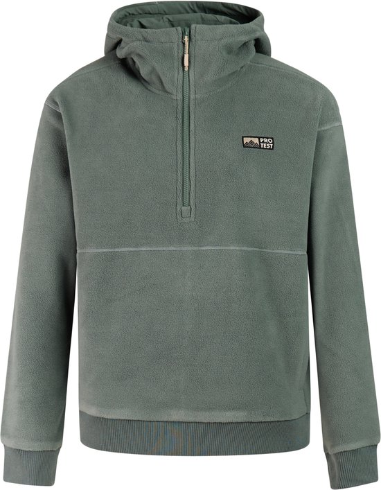 Protest PRTBright - Hoodie Heren - Loose fit - 1/4 rits - Capuchon - Fleece
