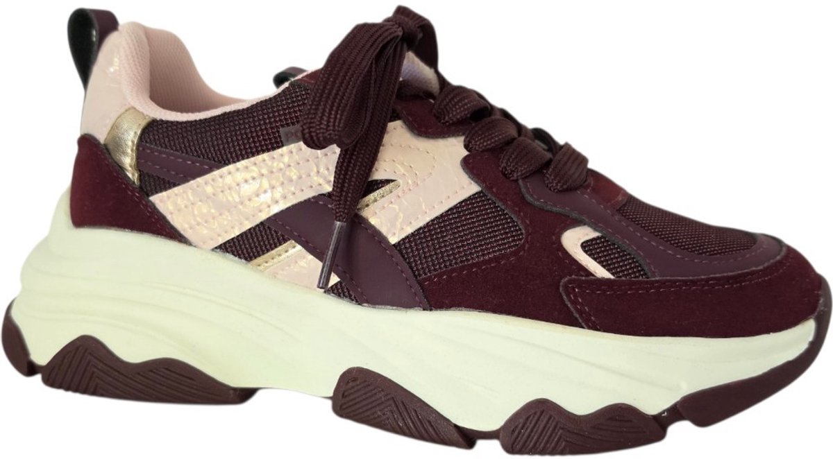 Poelman Sneaker Cgigi Bordeaux