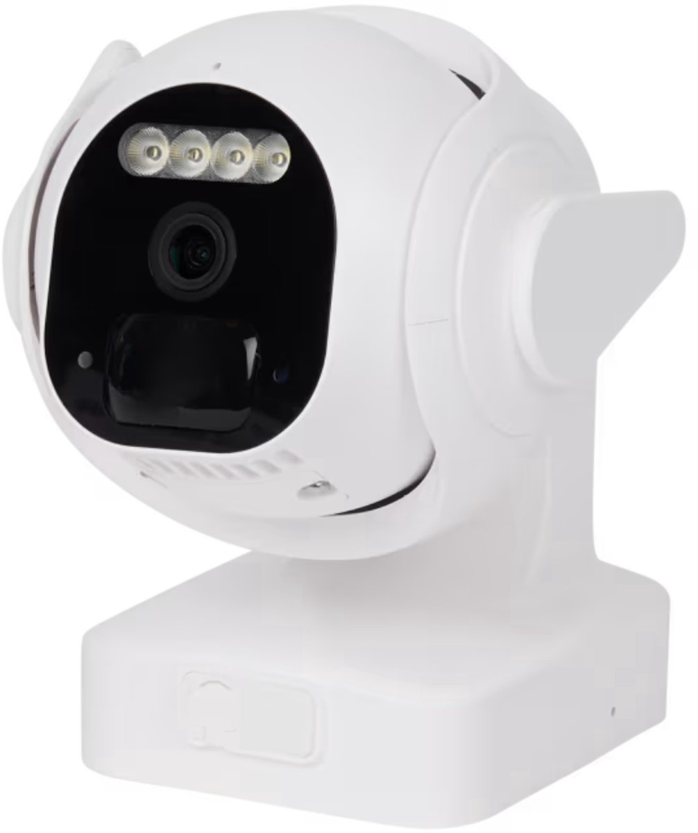 LSC Smart Solar Outdoor PTZ Camera – Draadloze Beveiligingscamera op Zonne-energie – 1296P HD – WiFi 2.4GHz – Nachtzicht – Bewegingsdetectie – Tweeweg Audio – IP65 – App Bediening
