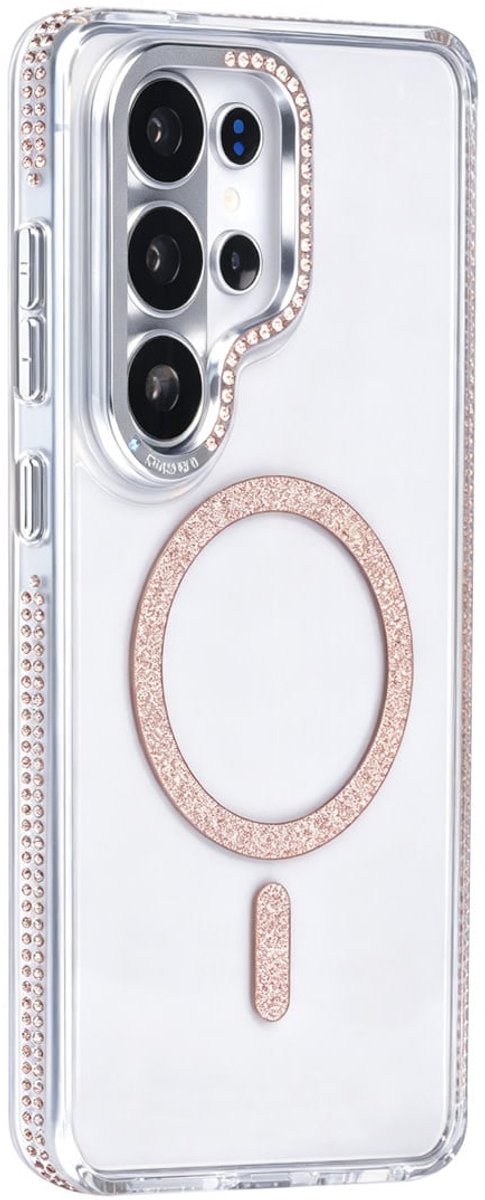TUNIQ telefoonhoesje voor Samsung Galaxy S26 Ultra - Diamond MagSafe TPU+PC - Goud