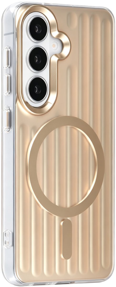 TUNIQ telefoonhoesje voor Samsung Galaxy S26 - luggage IMD MagSafe - Goud