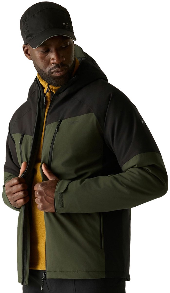 Regatta Highton Stretch Dark Winterjas Heren Zwart