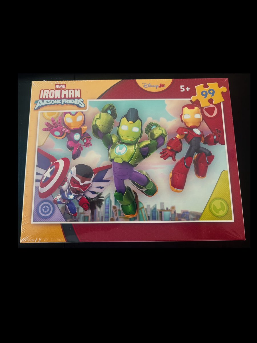 Marvel Iron Man and His Awesome Friends Puzzel – 99 Stukjes – Kinderpuzzel Vanaf 5 Jaar