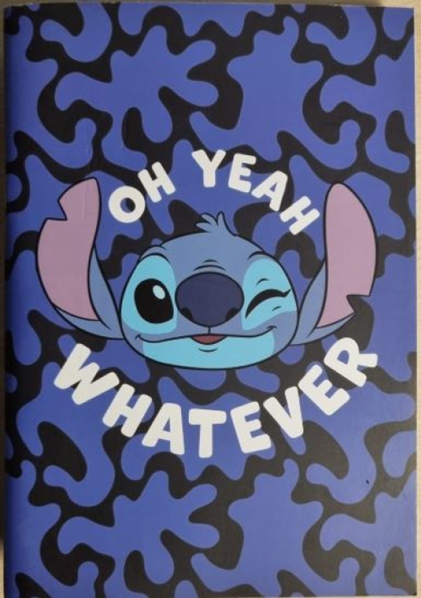 Stitch Schrift - Schrijfboekje - Disney