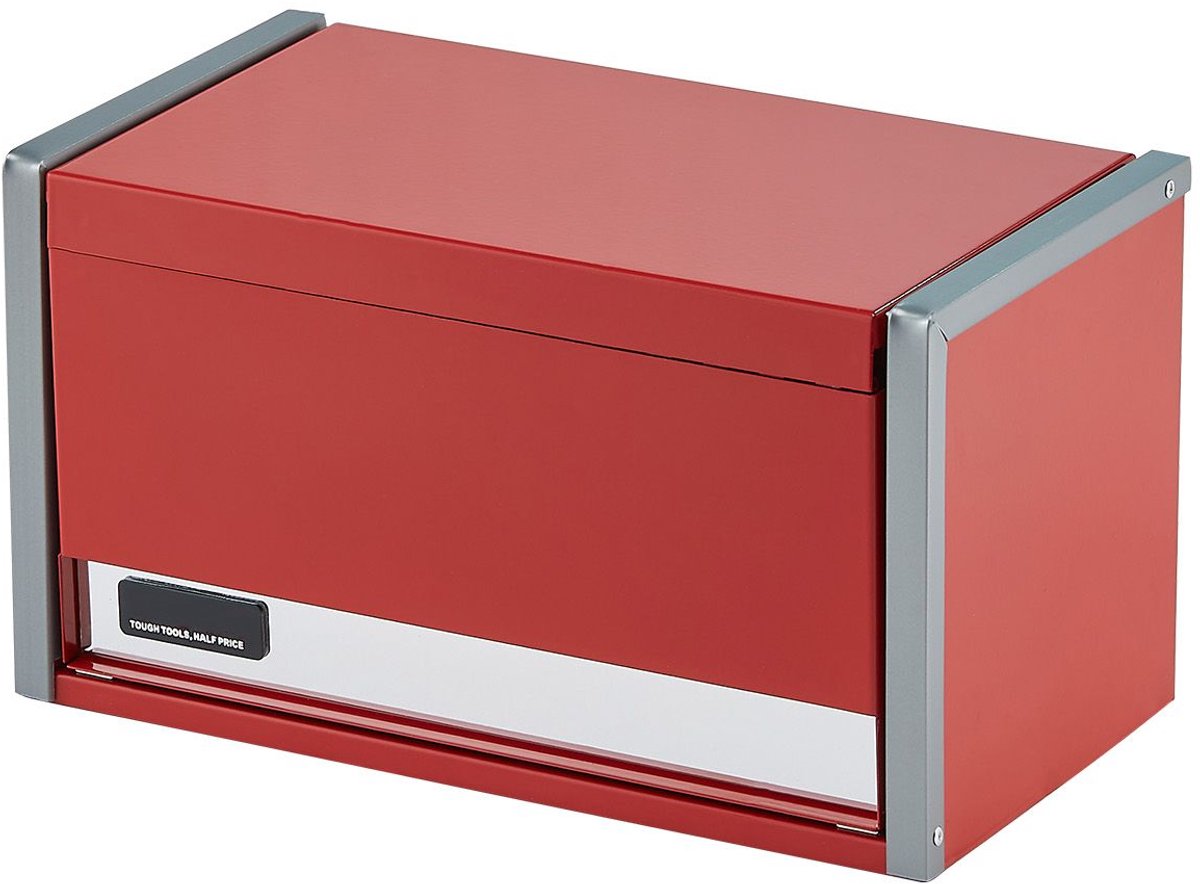 Metalen gereedschapskist - Gereedschapskoffer metaal - Kleine gereedschapskist - 3 Lades - Kogelgelagerd - EVA-voering - Gepoedercoat - Thuis - 21,8 cm - Rood — cadeau in Gereedschap - foto 8