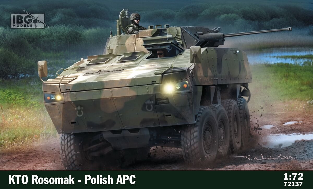 IBG Models Modelbouwpakket Militaire voertuigen - 72137 KTO Rosomak - Pools Pantservoertuig Plastic - 1:72 - Modelbouw