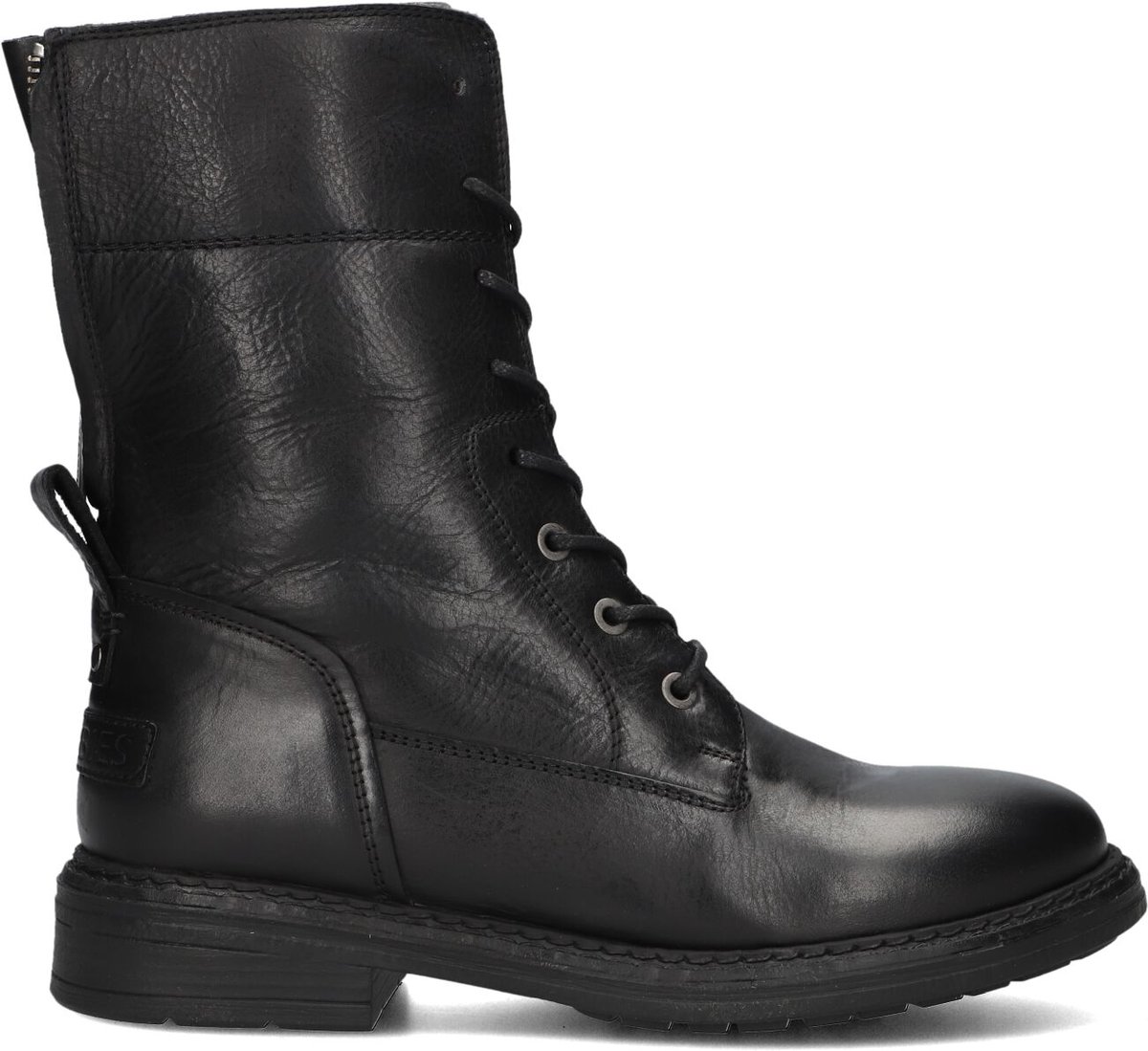 Shabbies Amsterdam - DUCK LACEY NEW Boot Leather Black - Maat 42
