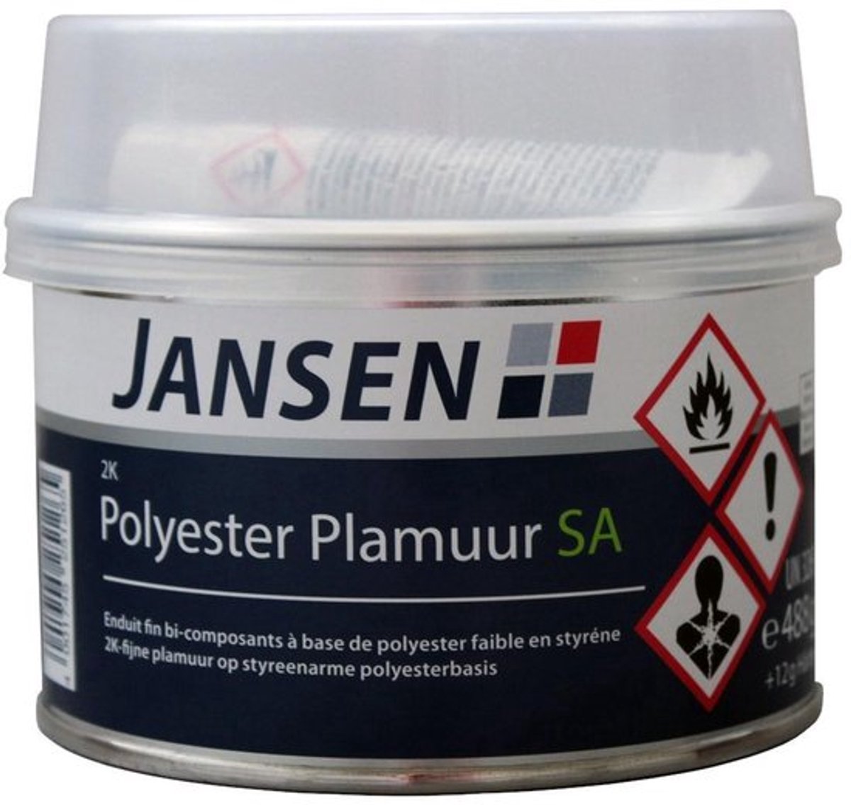 Jansen 2K Polyester Plamuur Sa - 500G