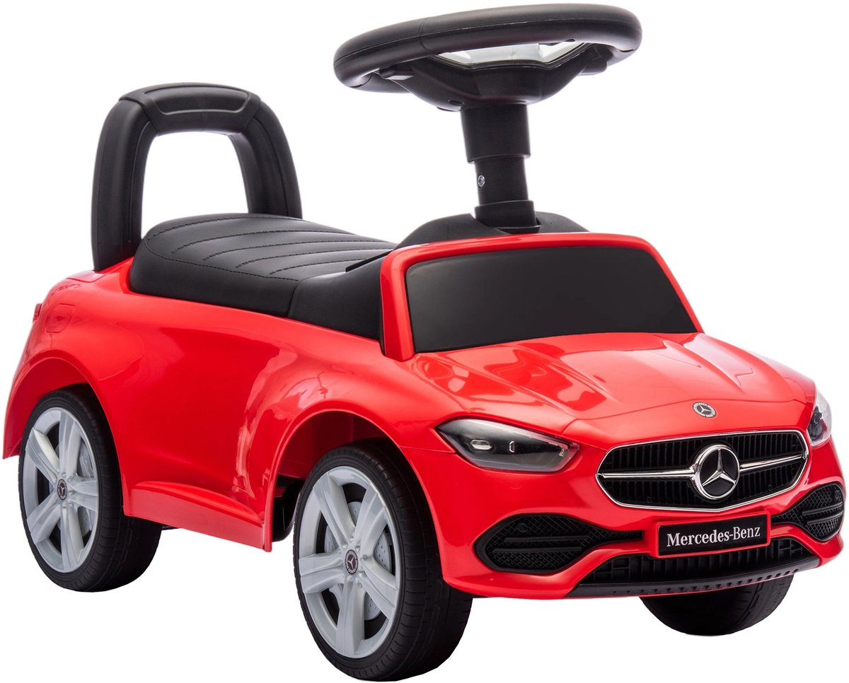 AIYAPLAY Kids Sliding Car-Kunststoff, Stahl-65L x 28B x 39H cm-Rot