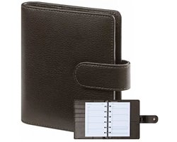 1311 KB hervulbare Pocket Agendaplanner Keta Donker bruin 1 week per 2 paginas 2026-2027-2028