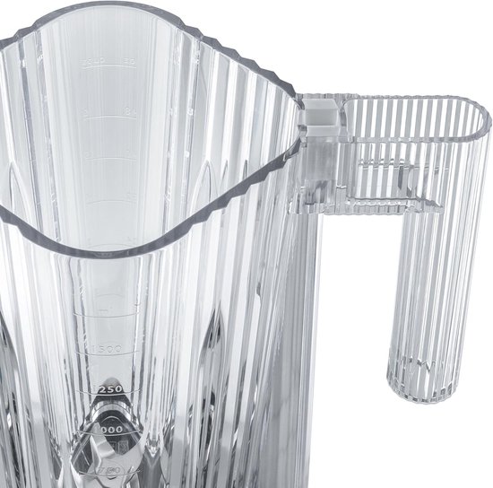 Alessi Blender Plissé - 5 snelheden + turbostand - rood - Michele de Lucchi - 1.5 liter - MDL09 R van Alessi — afbeelding 3