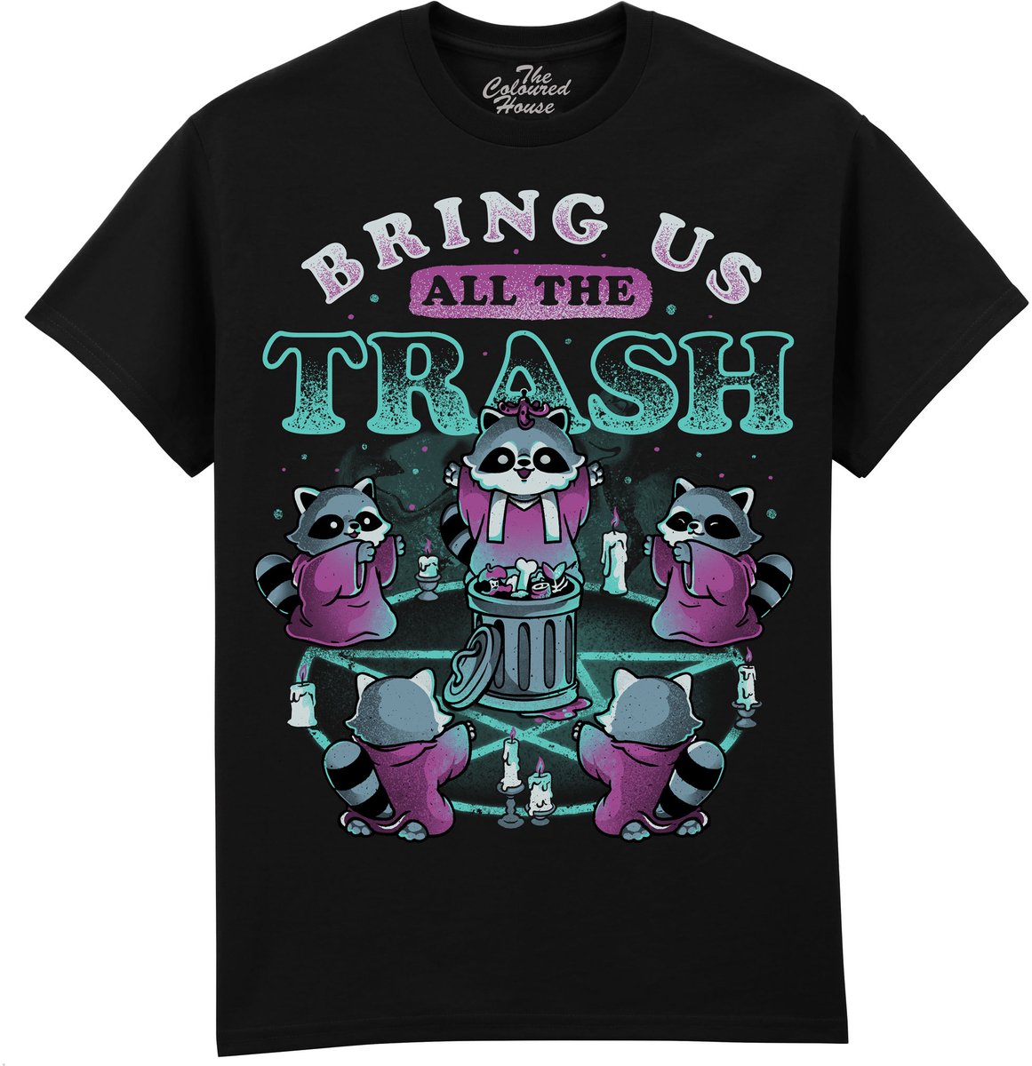 Wasbeer Bring Us All The Trash The Coloured House T-shirt XL