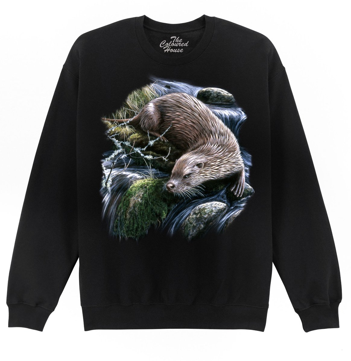 Exploring Otter The Coloured House Sweater M