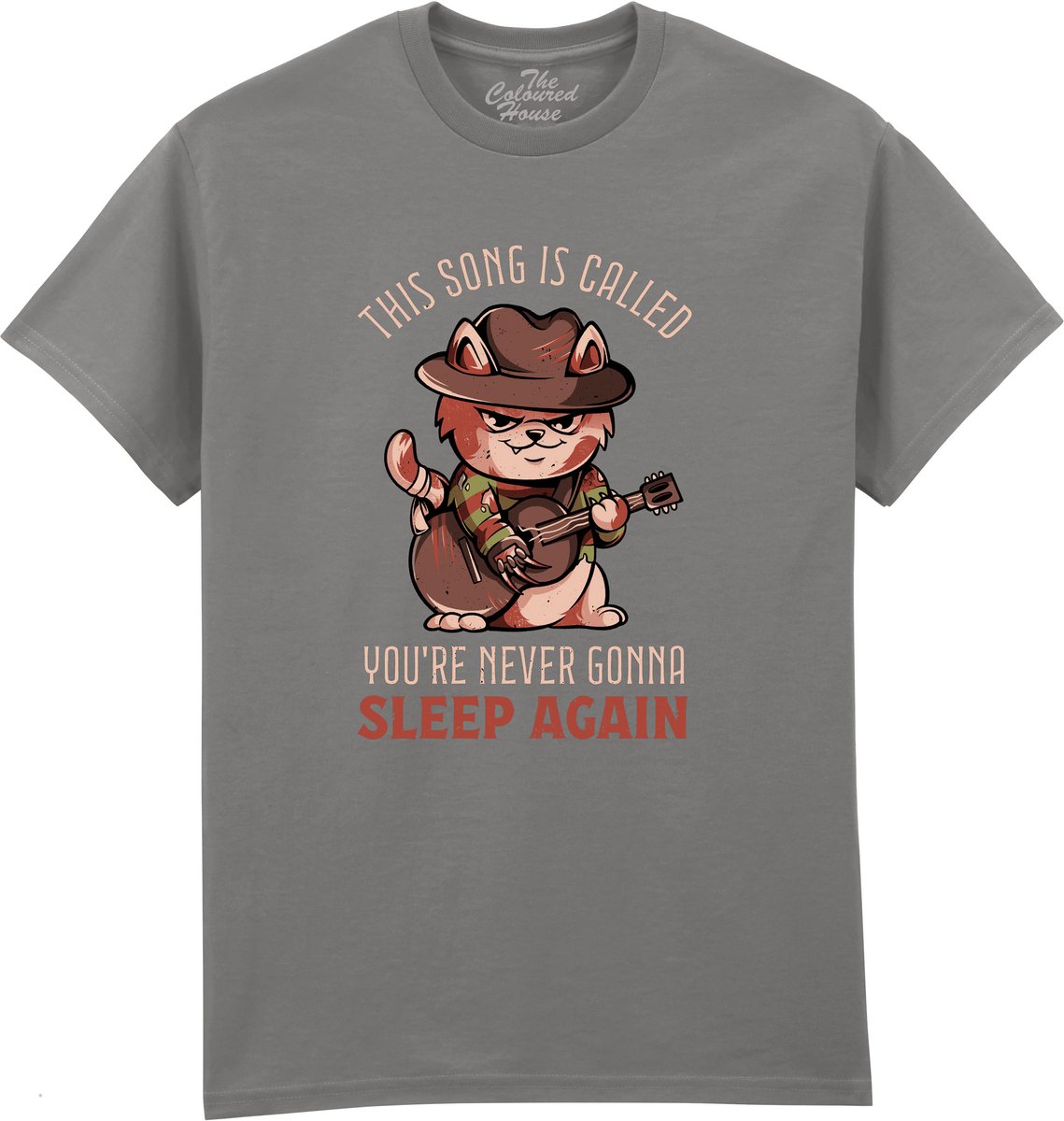 Kat Never Sleep Again Song The Coloured House T-shirt XL