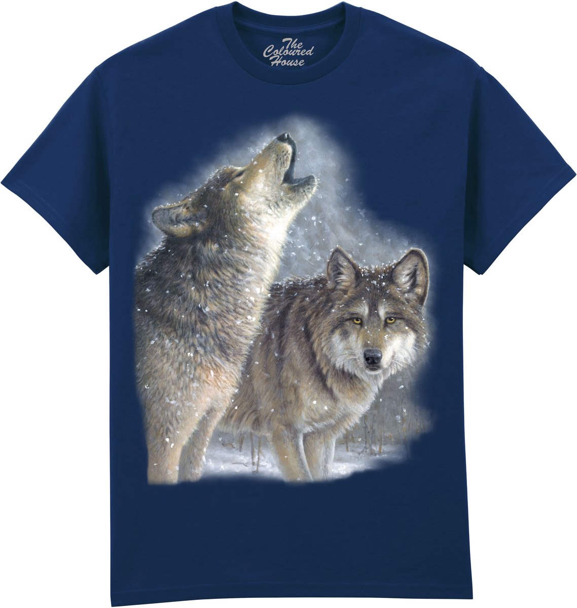 Wolven Snowfall Wolves The Coloured House T-shirt 4XL