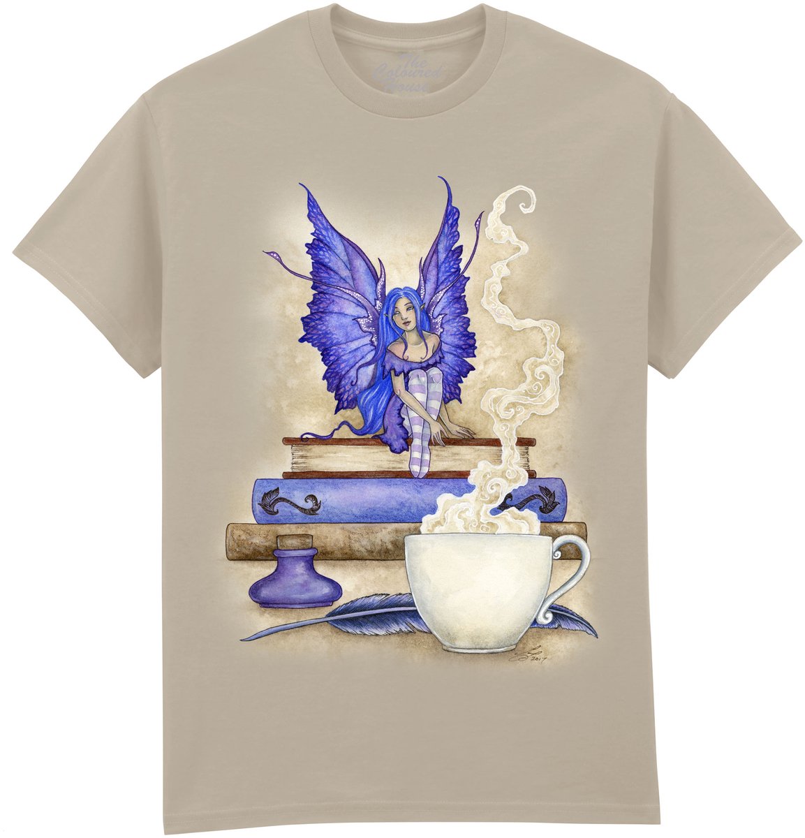 Blue Bookworm The Coloured House T-shirt S