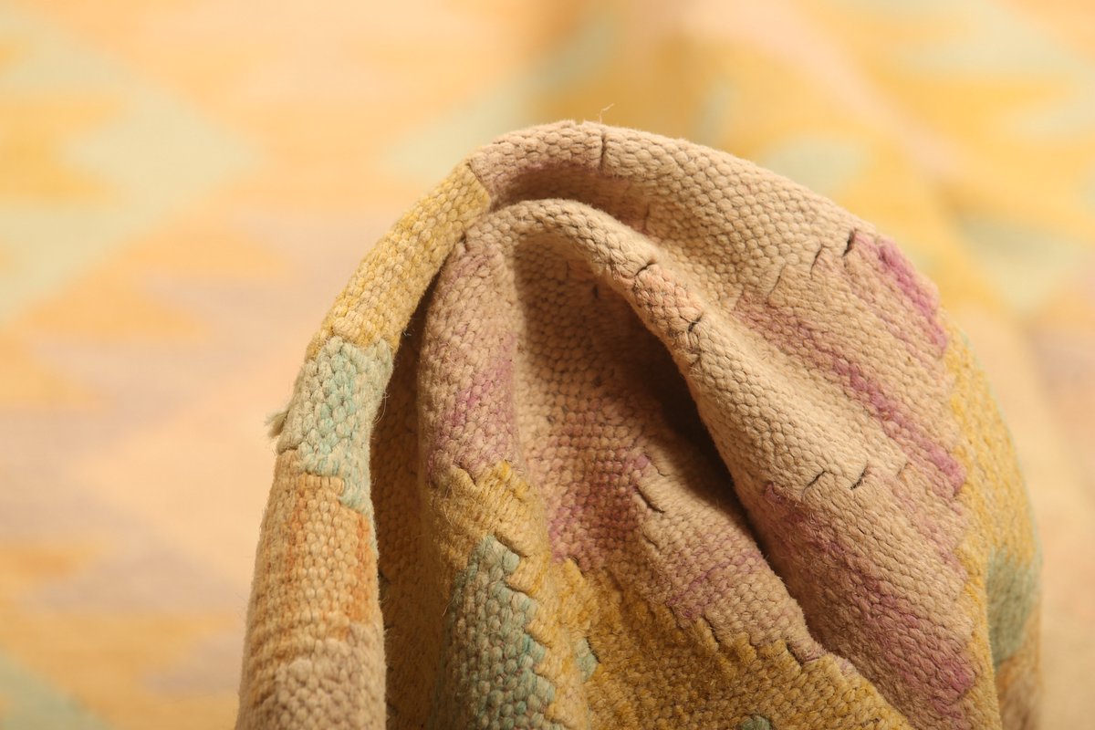 Origineel handgemaakt Afghaanse tribale wol kilim tapijt