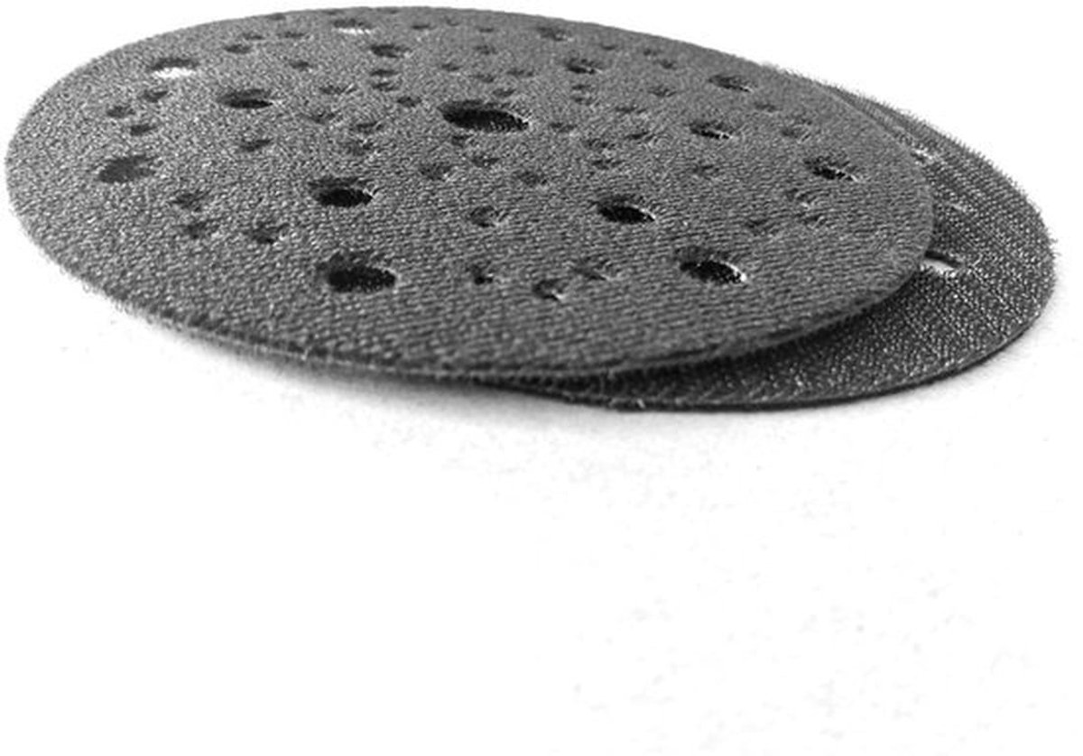 Slijpschijfbeschermers 150 mm - 70 gaten - Zachte opvulling - Klittenbandsluiting - Compatibel met MIRKA - Duurzaam sponzmateriaal - Schuurpad