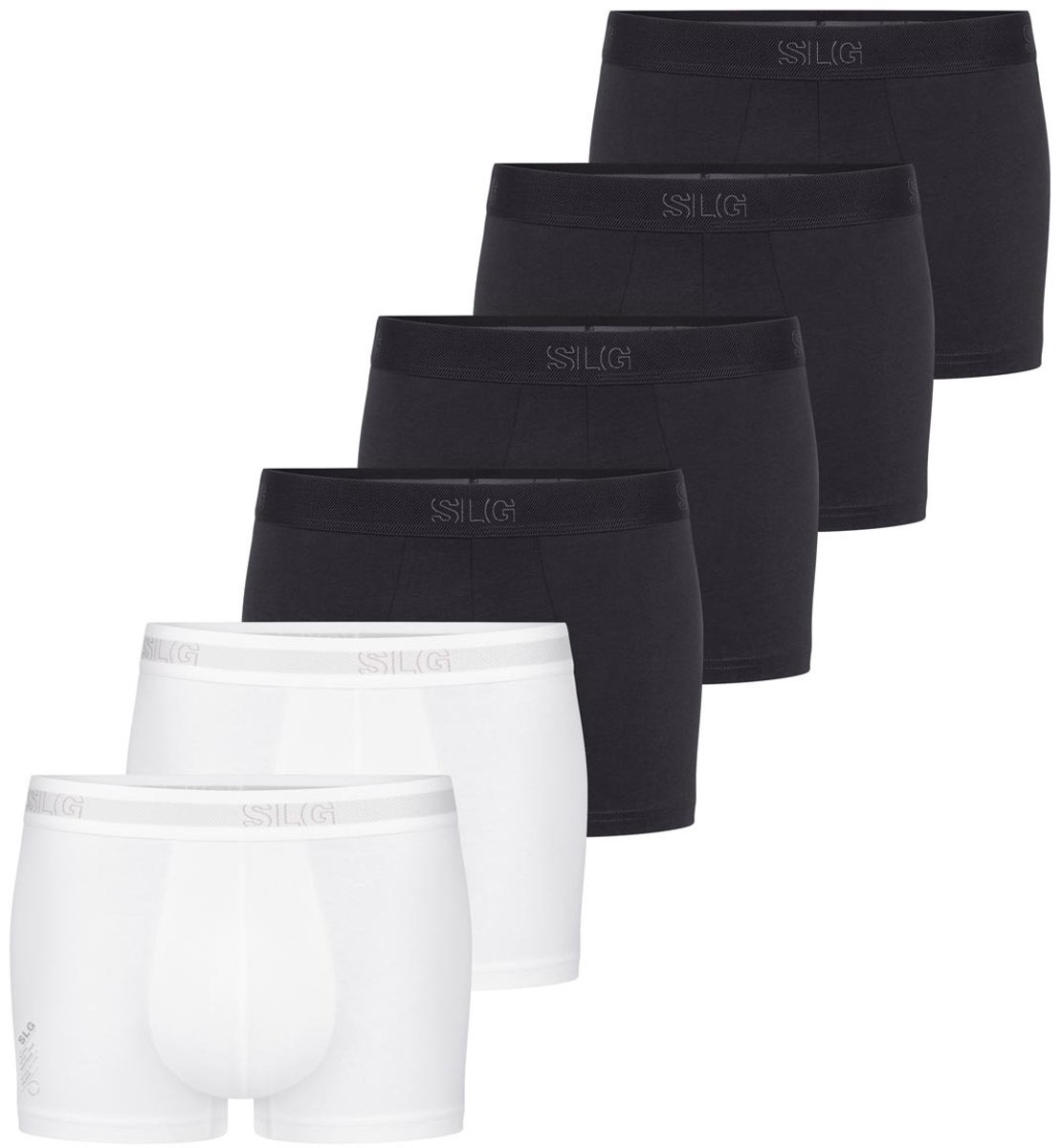sloggi Heren retro short / pant 6 pack SLG Base
