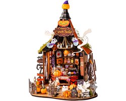 Rolife Haunted Candy House - Rolife DIY Miniature House Series - DG186 - Miniatuur - Knutselen - Hobby - Halloween - Bouwpakket