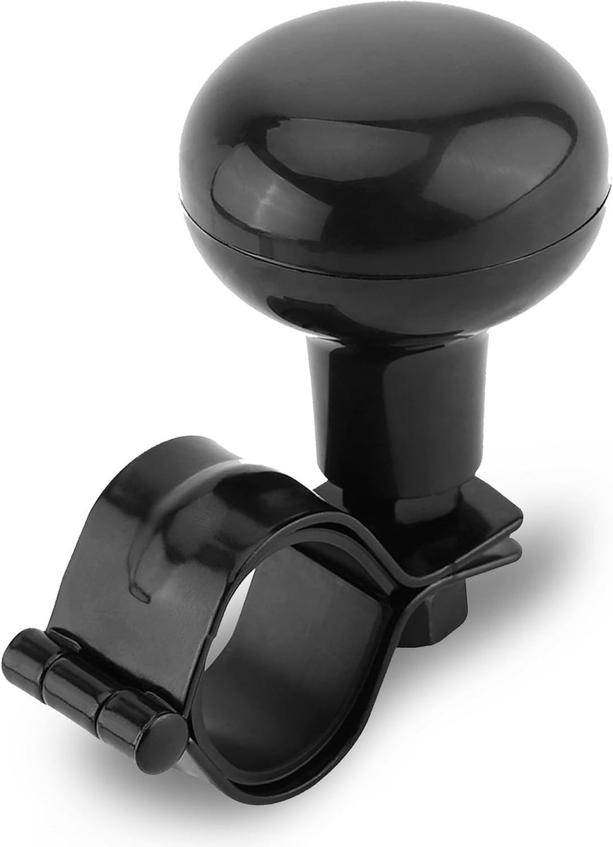 Universele Stuurknop voor Auto - Spinner Ball Stuurwiel Assistent voor Truck en Tractor (Zwart) - Verbeter je Rijervaring met Stuurhulp en Comfort