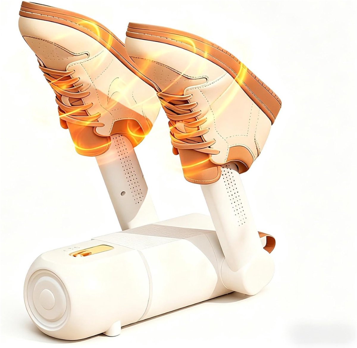 DYVNS® Schoendroger - Schoenverfrisser Elektrisch - Geurvreter voor Schoenen - UV-Licht - Opvouwbaar - Timer