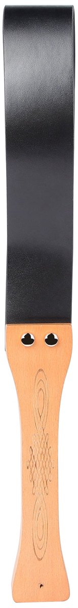 Smart Moves - Slapper met Houten Handvat - 46 cm - Zwart