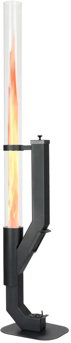 Quality Heating - HeatRocket PH-08 Terrasverwarmer op Pellets – 5 kW – Zwart – Duurzaam & Sfeervol Verwarmen
