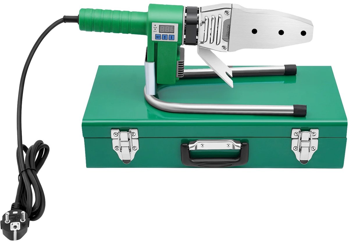Cellista Waterpijplasmachine 1500W - Pijplasser - Pijpfusielasapparaat - PPR Buizenlasser - PE PP HDPE Pijpfusie - 1°C Temperatuurregeling - 20 25 32 mm