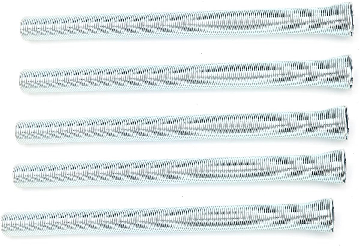 Set van 5 Biegefeder Gereedschappen voor het Buigen van Koper en Aluminium Buizen, Duurzaam en Elastisch, Ideaal voor Pijpen en Klussen