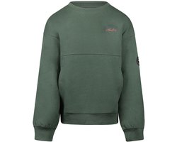 No Way Monday Jongens Loose Fit Trui - Forest green
