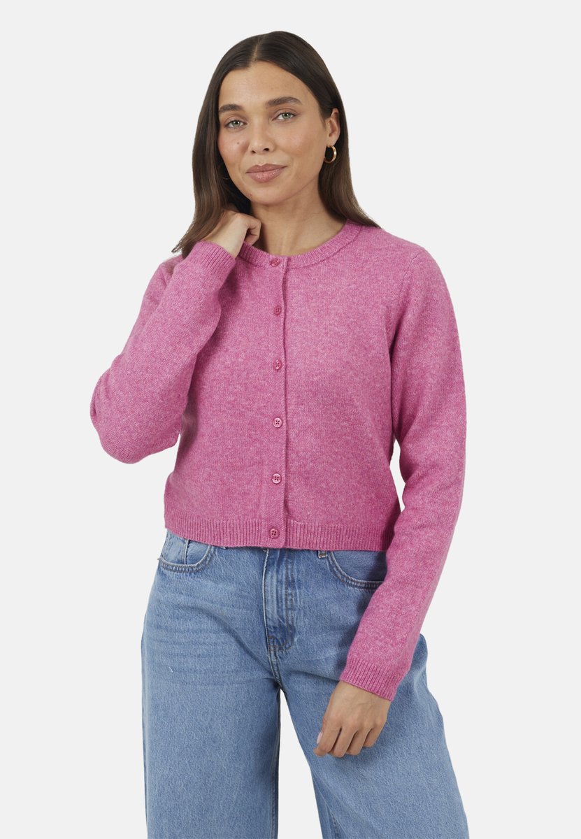 Brave Soul - Vest - Polyester - Vrouwen - Maat L - roze