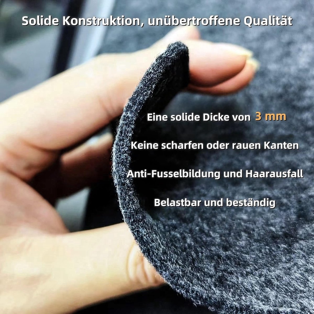 Vilten bureauonderlegger - 90 x 40 cm - Grote muismat - Bescherming van bureaublad - Antislip-onderzijde - Geschikt voor gaming en schrijven - Grijs — cadeau in Wonen & Interieur - foto 2