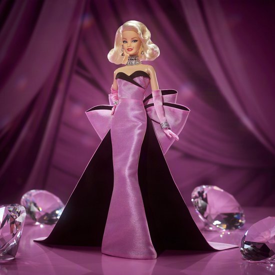 Barbie Signature Marilyn Monroe verzamelpop - Gekleed in de iconische roze jurk uit de film en met ‘Diamonds’-sieraden — afbeelding 2