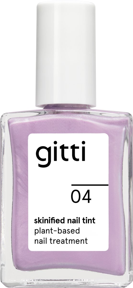 gitti Skinified Nail Tint no. 04 - Lilac Sheen - Verzorgende Nageltint - Versterkt & Verzorgt - Met Kleur - Vegan - 15 ml
