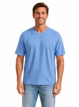 Oversized Relax Fit Shirt - Heren - Blauw - Mode