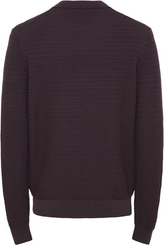 Only & Sons Poloshirt Onscarl Reg Ls Structure Polo Knit 22039400 Fudge Mannen Maat - S
