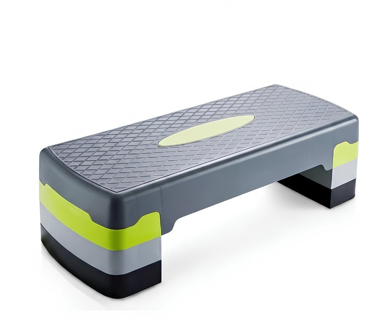 KIRA® Mini Stepper - Aerobic Stepper - Stepper Fitness - Maximale Hoogte 20cm - Grijs - 68cm x 28cm x 20cm