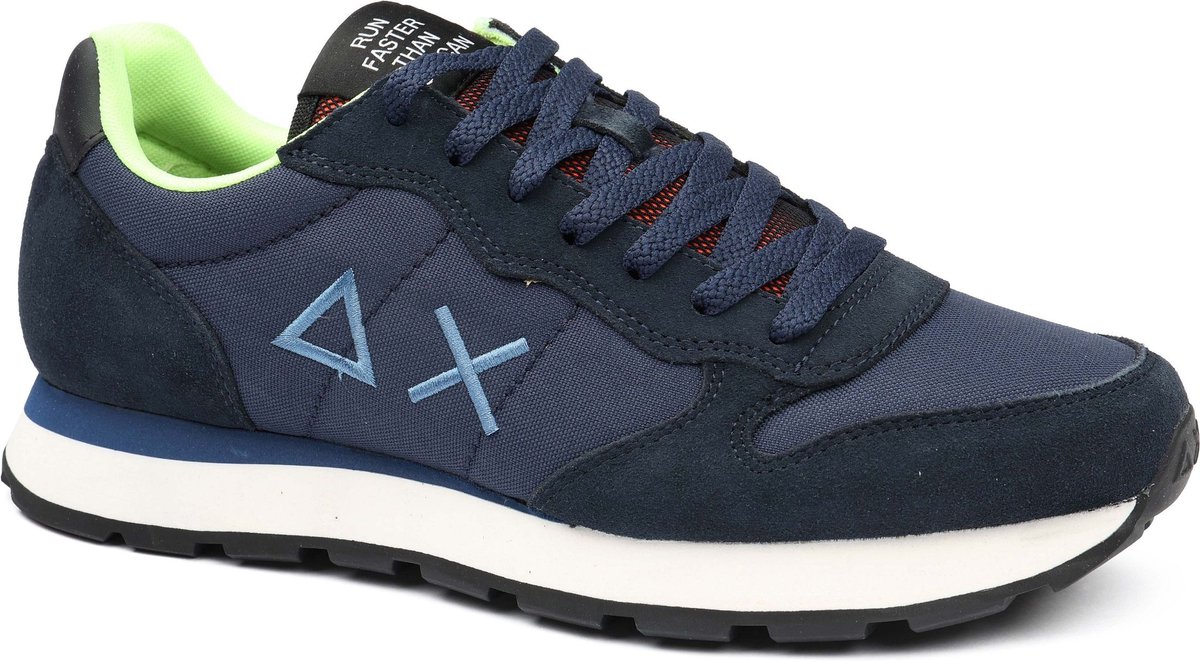 Sun68 Sneaker Tom Fluo Navy - Maat 43 - Heren - Sneakers