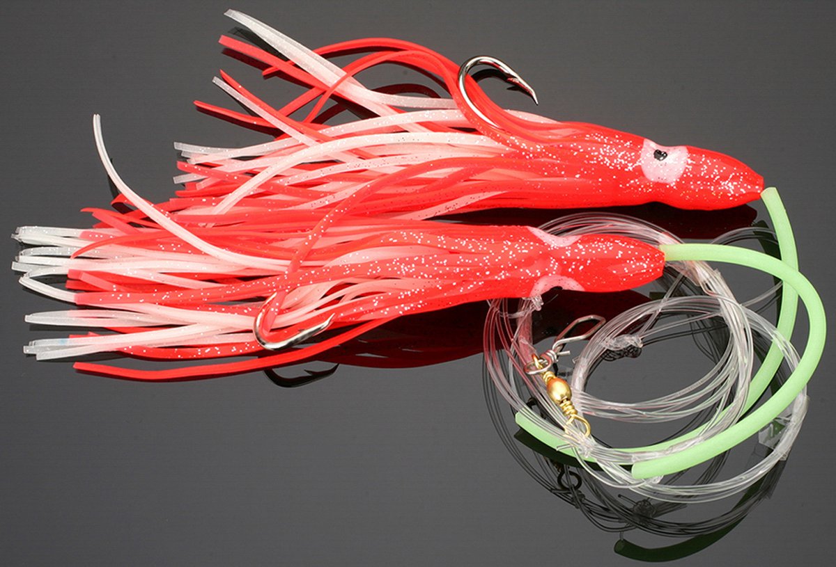 Zeevis Onderlijn 305 cm – Norway Quest 9 – Red Yellow – Mikado