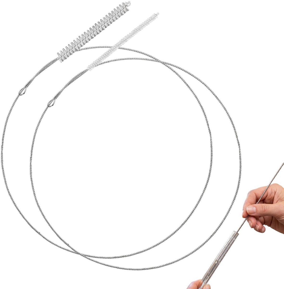 Solidchoice - Set van 2 Extra Lange Schoonmaakborstels voor Ragers