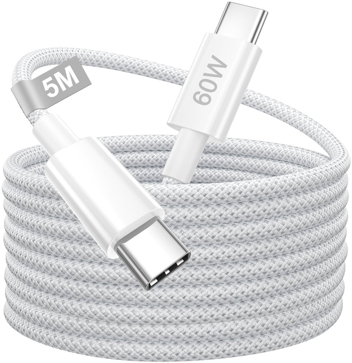 Solidchoice - USB-C naar USB-C Kabel 5m voor Snelladen