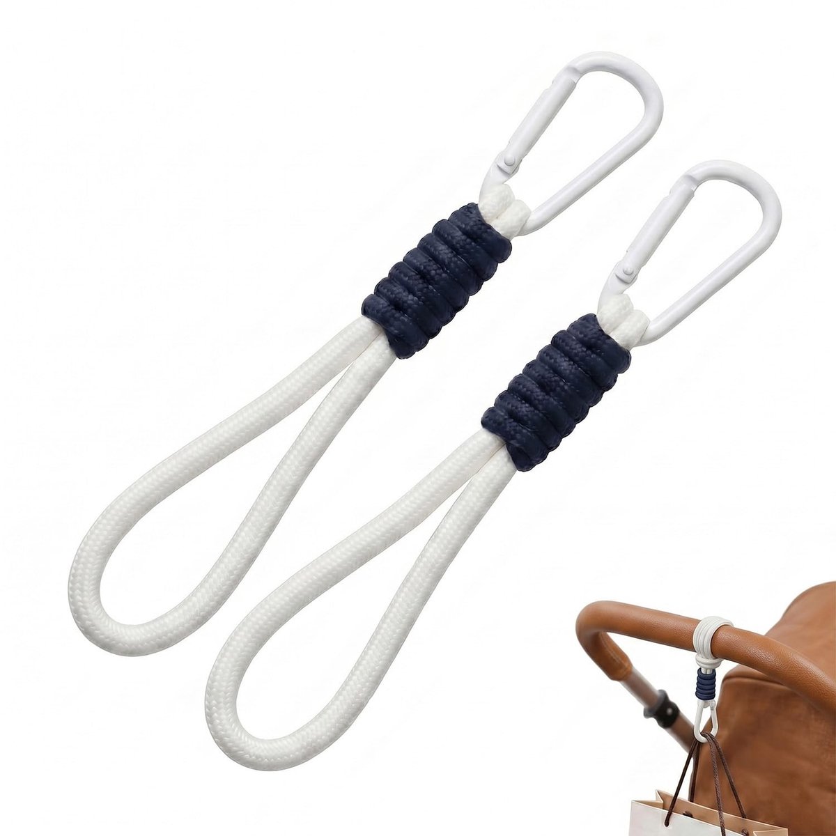 Solidchoice - Robuuste Haken voor Kinderwagens voor Boodschappen
