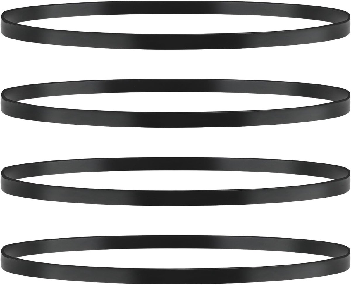 Solidchoice - Set van 4 Universale Platenspeler Riemen 200mm Rubber