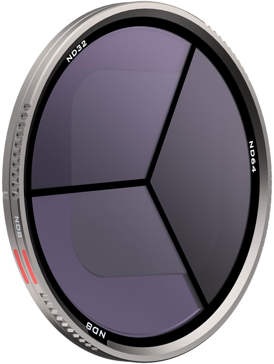 Solidchoice - 3-in-1 Magnetisch Splitfilter ND8, ND32 & ND64