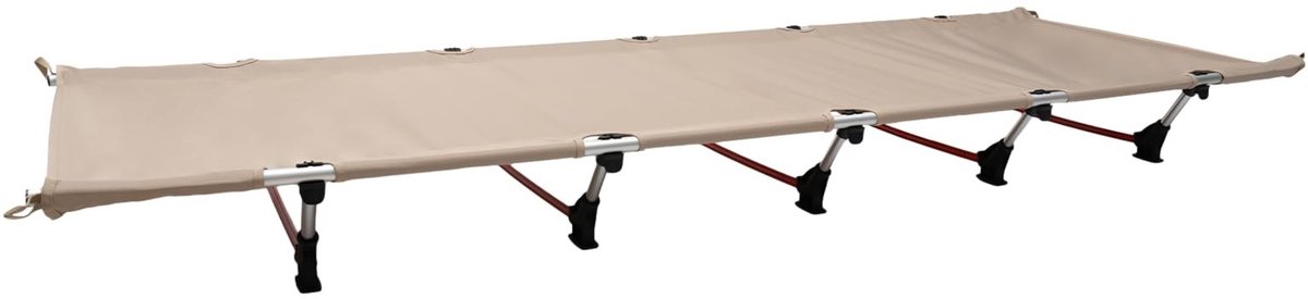 Solidchoice - Opvouwbaar Aluminium Campingbed met Draagtas