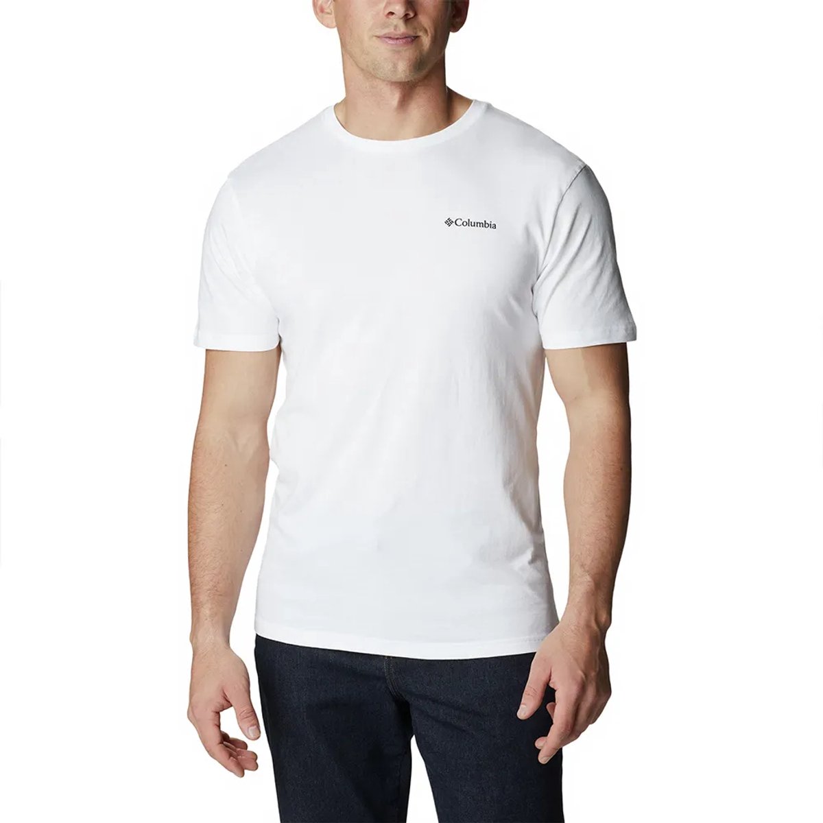 Columbia Barton Springs™ T-shirt Met Korte Mouwen Wit 2XL Man