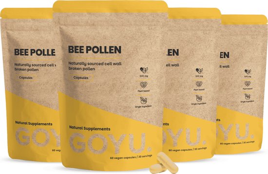GOYU® - Bijenpollen extract capsules 500 mg Multipack 240 Capsules