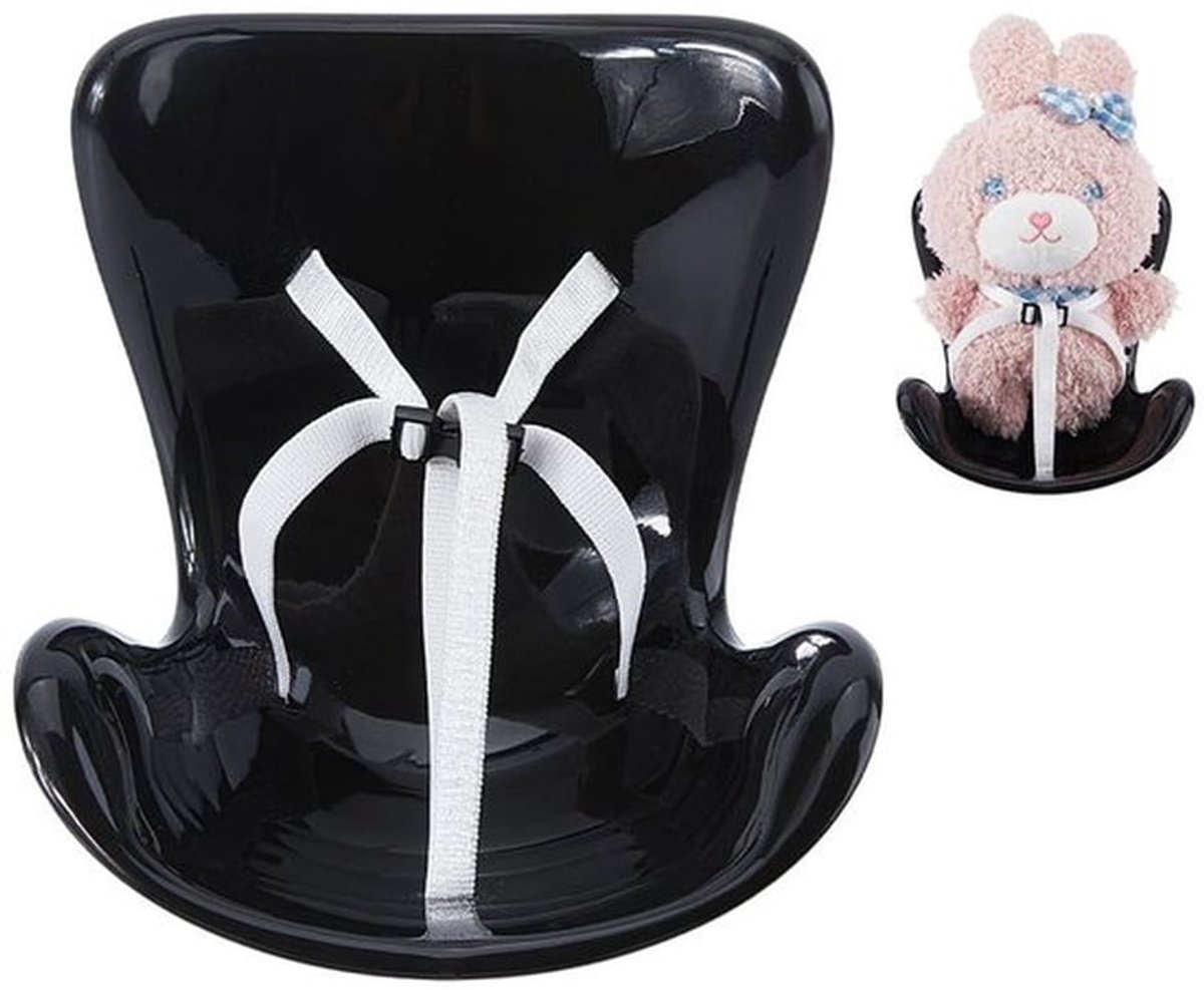 Autostoel Decoratie - Mini Poppenhuis Accessoires - Zwart Plastic - Vent Clip Ornamenten - Micro Landschap - Verfijnde Afwerking - Poppenstoel