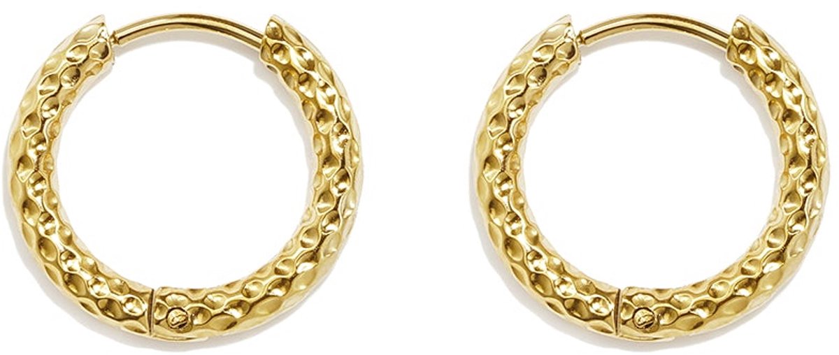 Lola - Hoops - Stainless Steel - - Goud